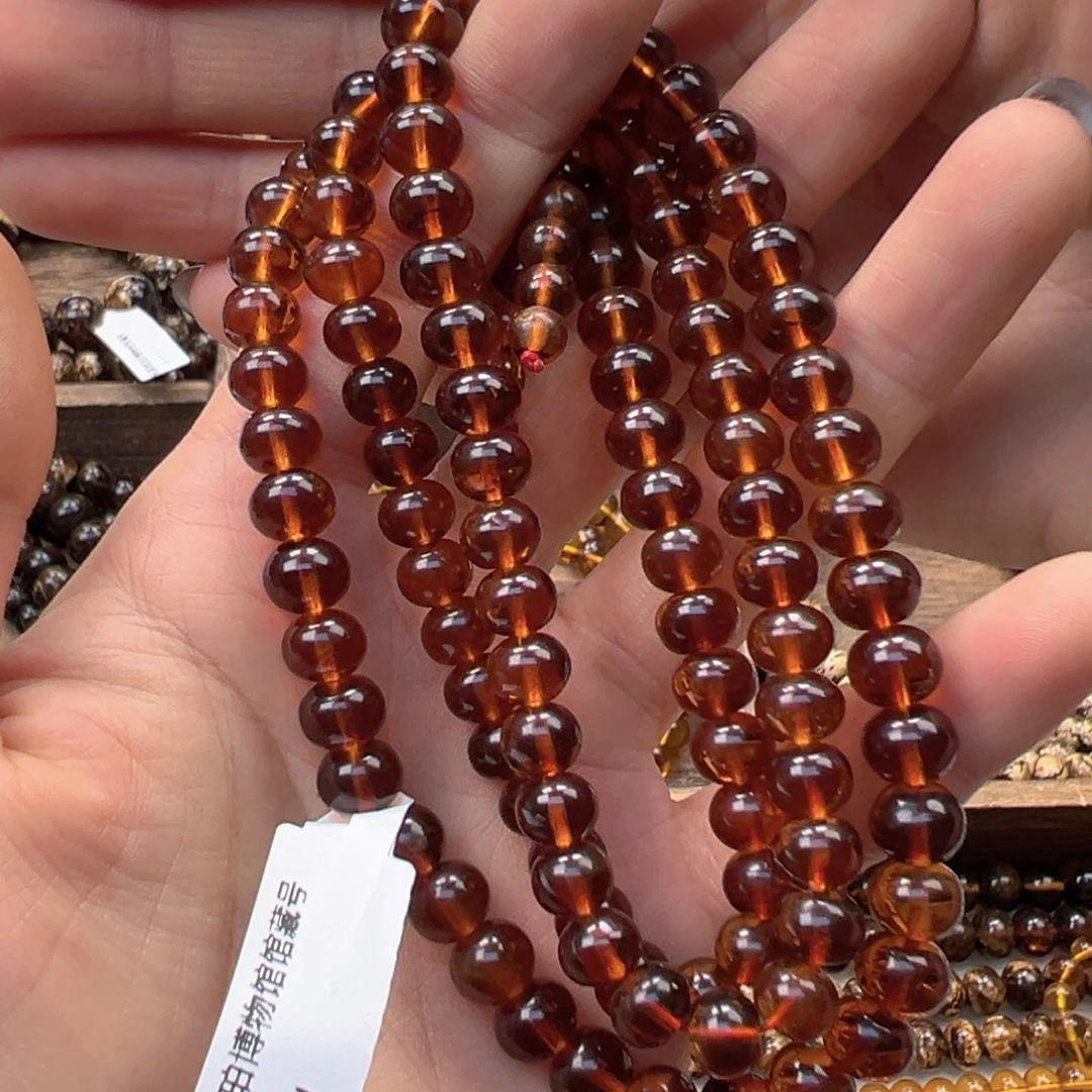 琥珀未镶嵌裸石抚顺琥珀血珀7m