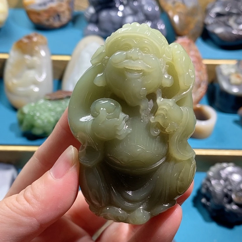 【闪购商品】和田玉未镶嵌把件有***@