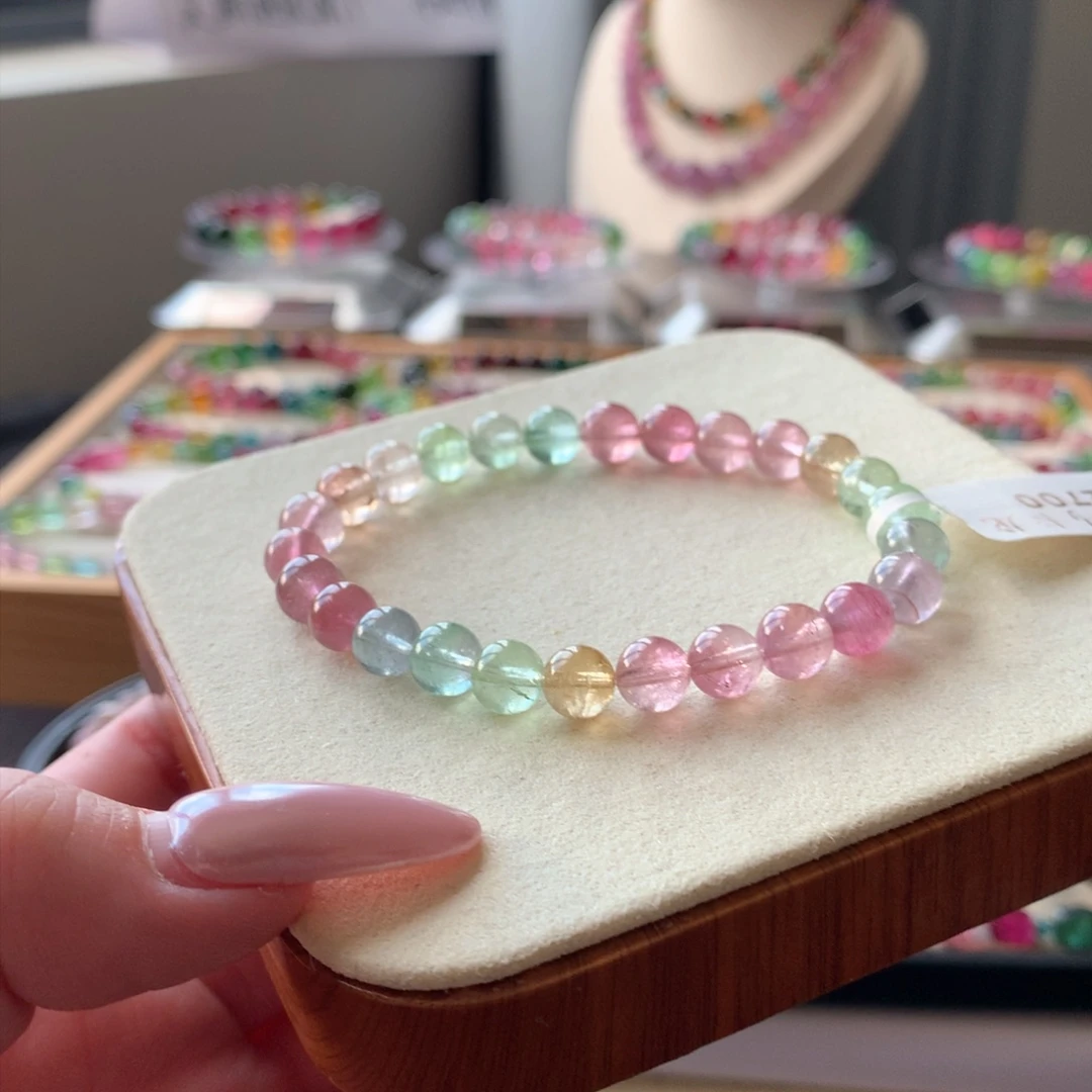 未镶嵌手链碧玺碧玺