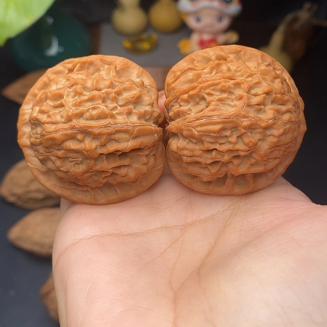 把件文玩核桃金麒麟全品44