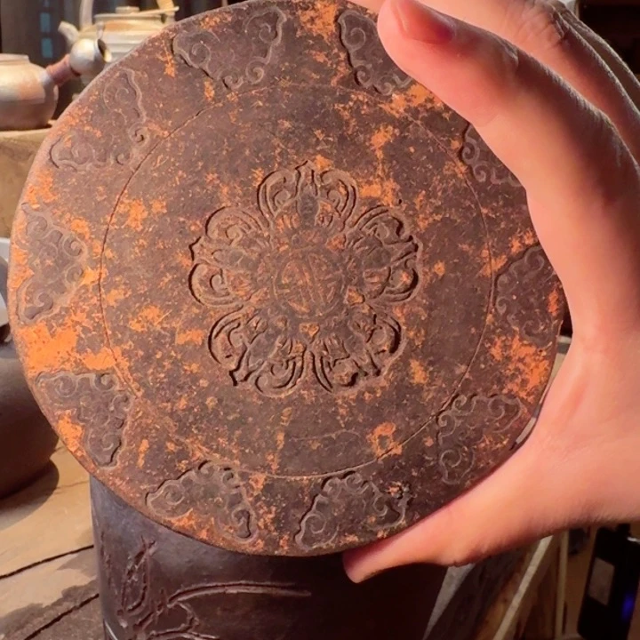 壶圆形炉垫柴烧14cmgpplullll