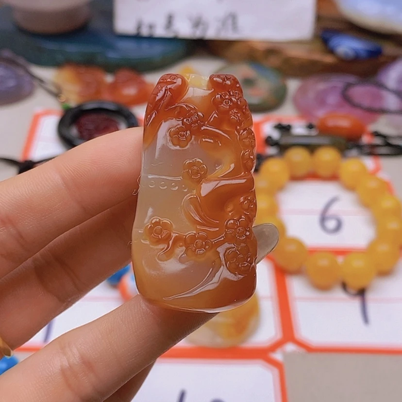 【闪购商品】未镶嵌玛瑙/玉髓珠宝半成品平**守