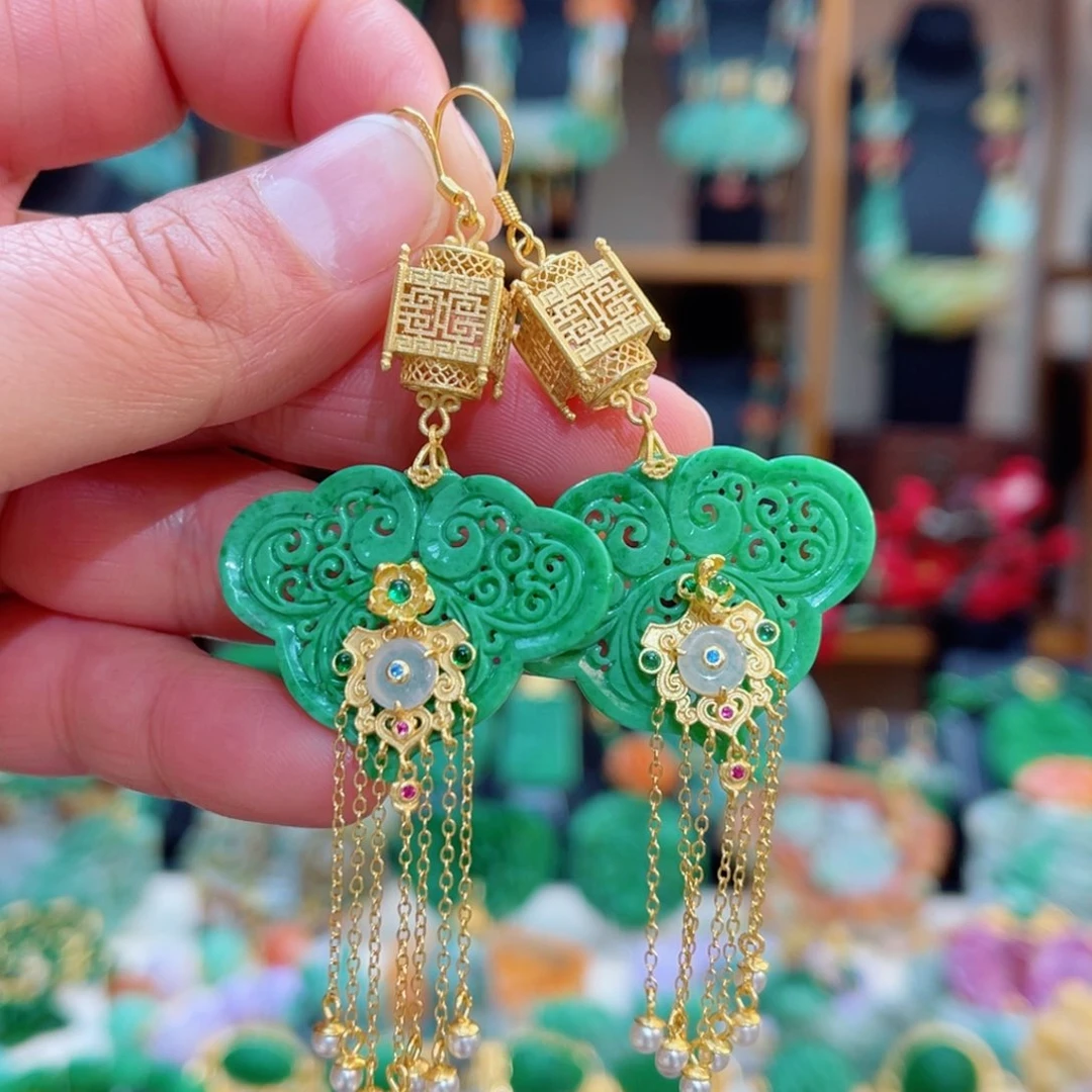 翡翠耳饰合金48小时鉴赏期