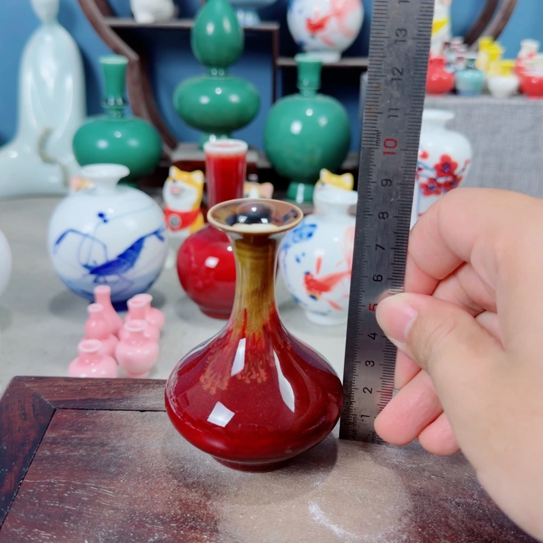 陶瓷手工小花器摆件