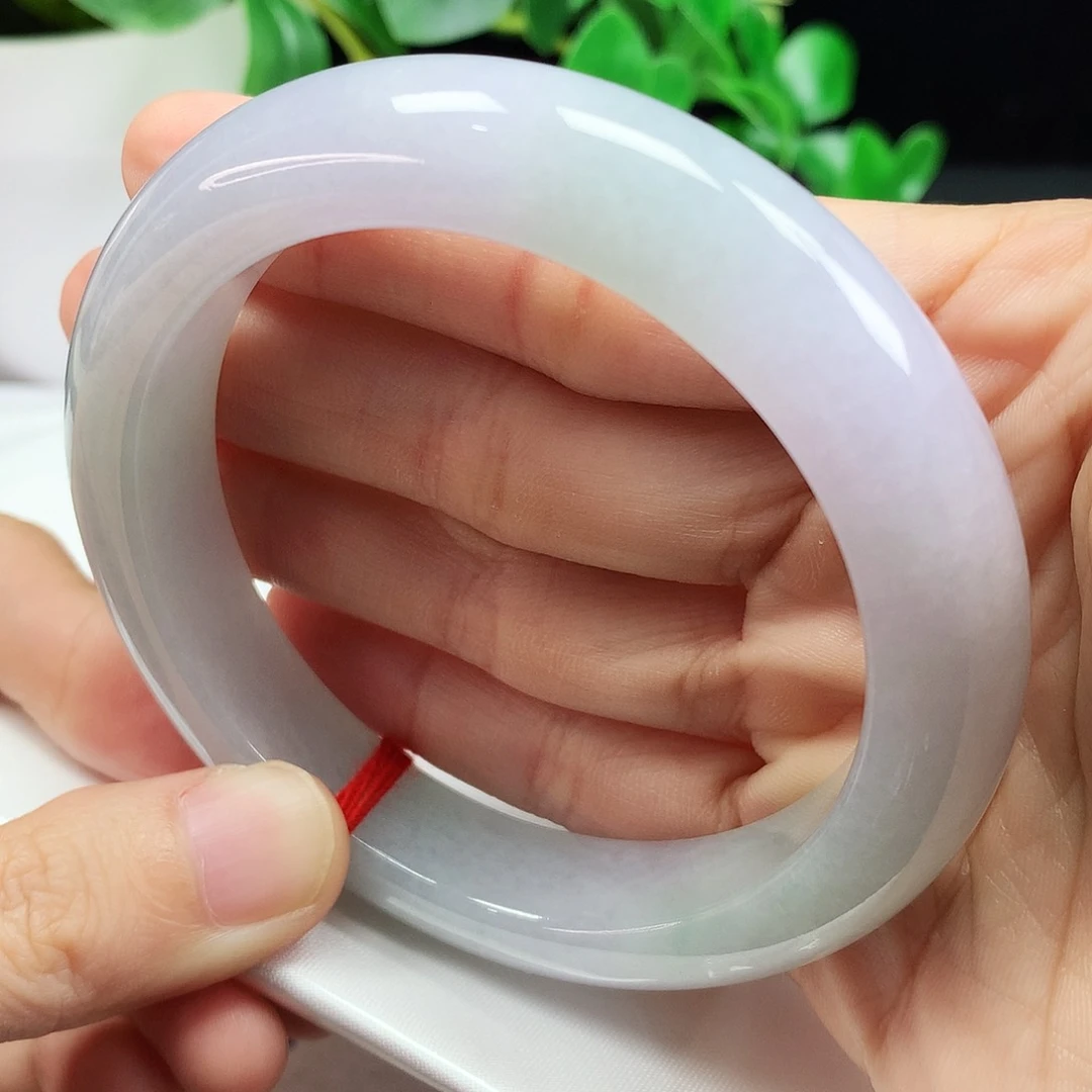 未镶嵌手镯翡翠58.3圈口冰春彩626