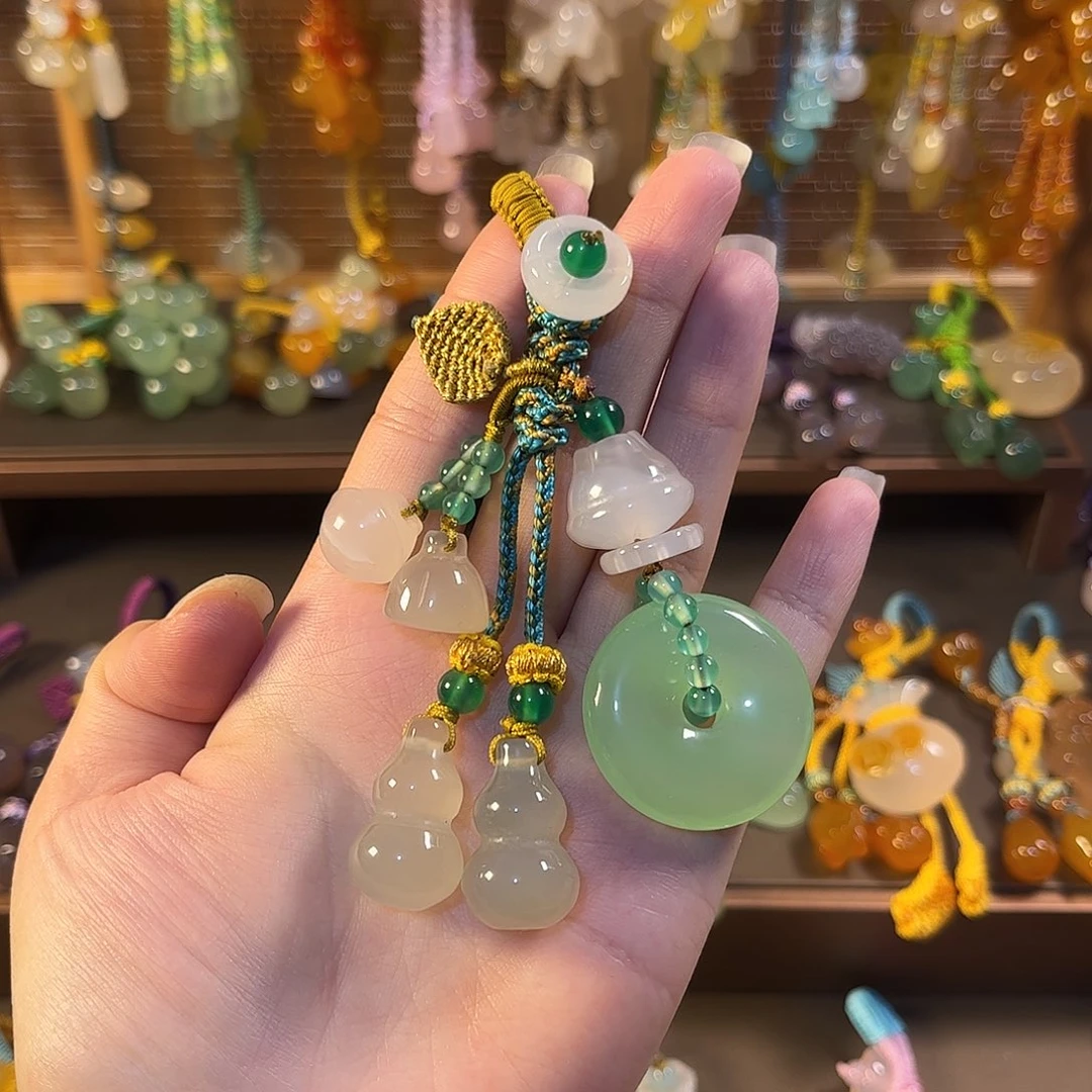 玛瑙/玉髓未镶嵌车挂