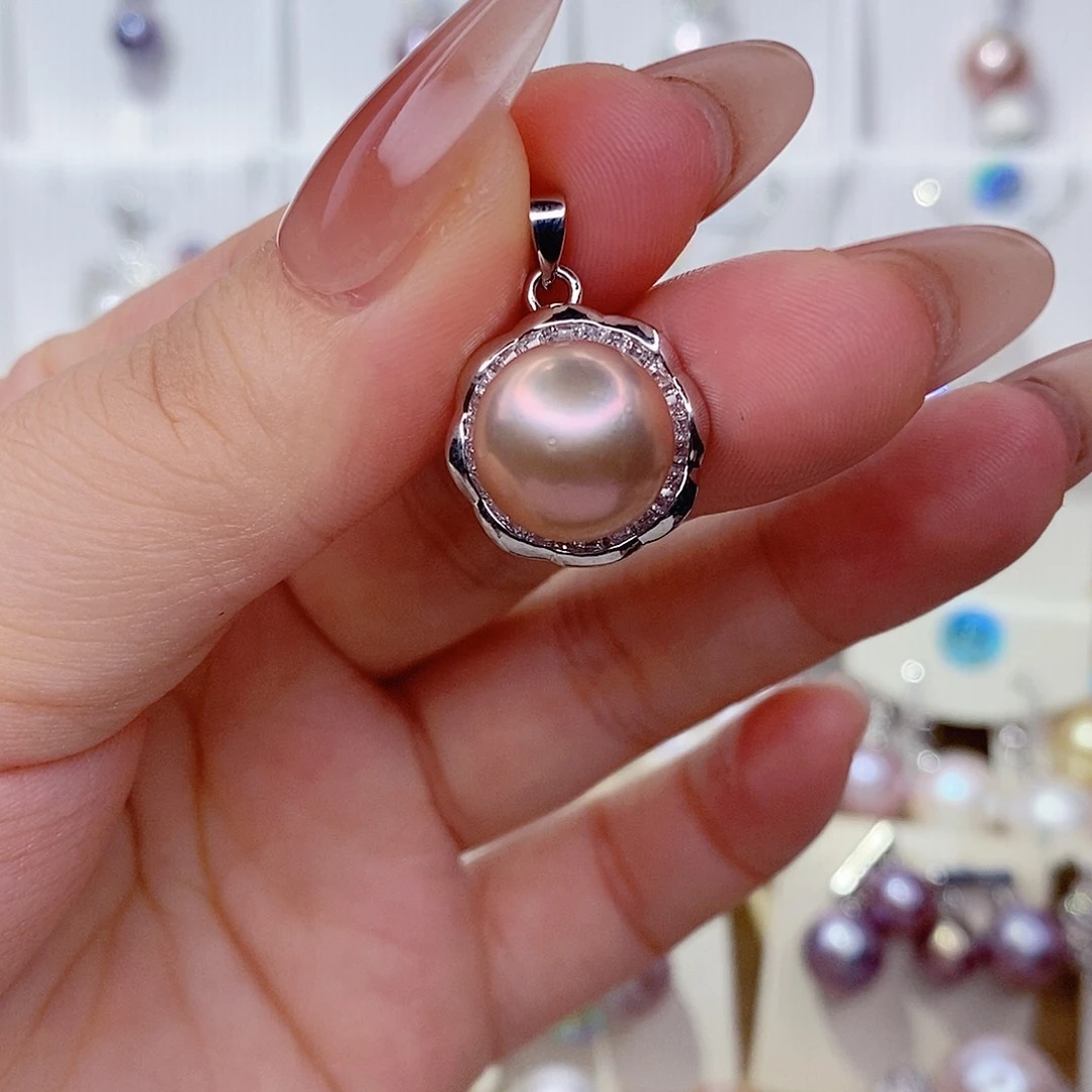 淡水珍珠未镶嵌吊坠(赠链)