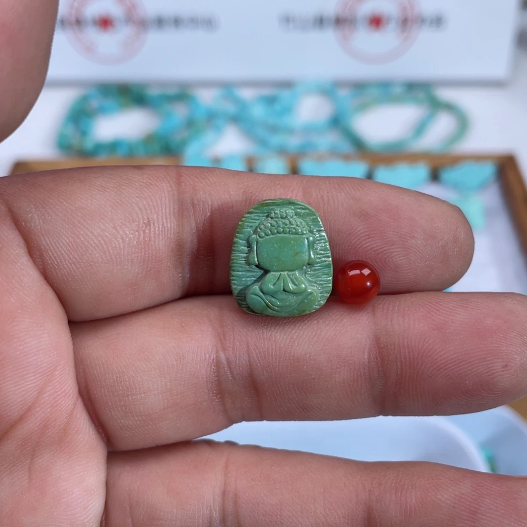 南红玛瑙未镶嵌颈饰001