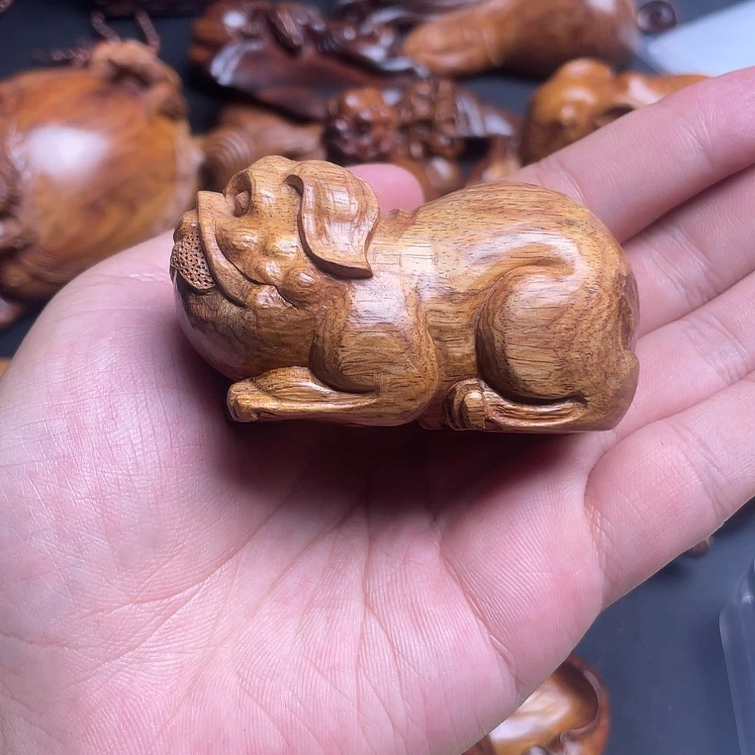 黄花梨/降香黄檀沙皮摆件