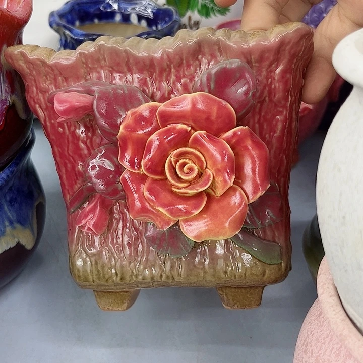 多肉绿植陶瓷花盆