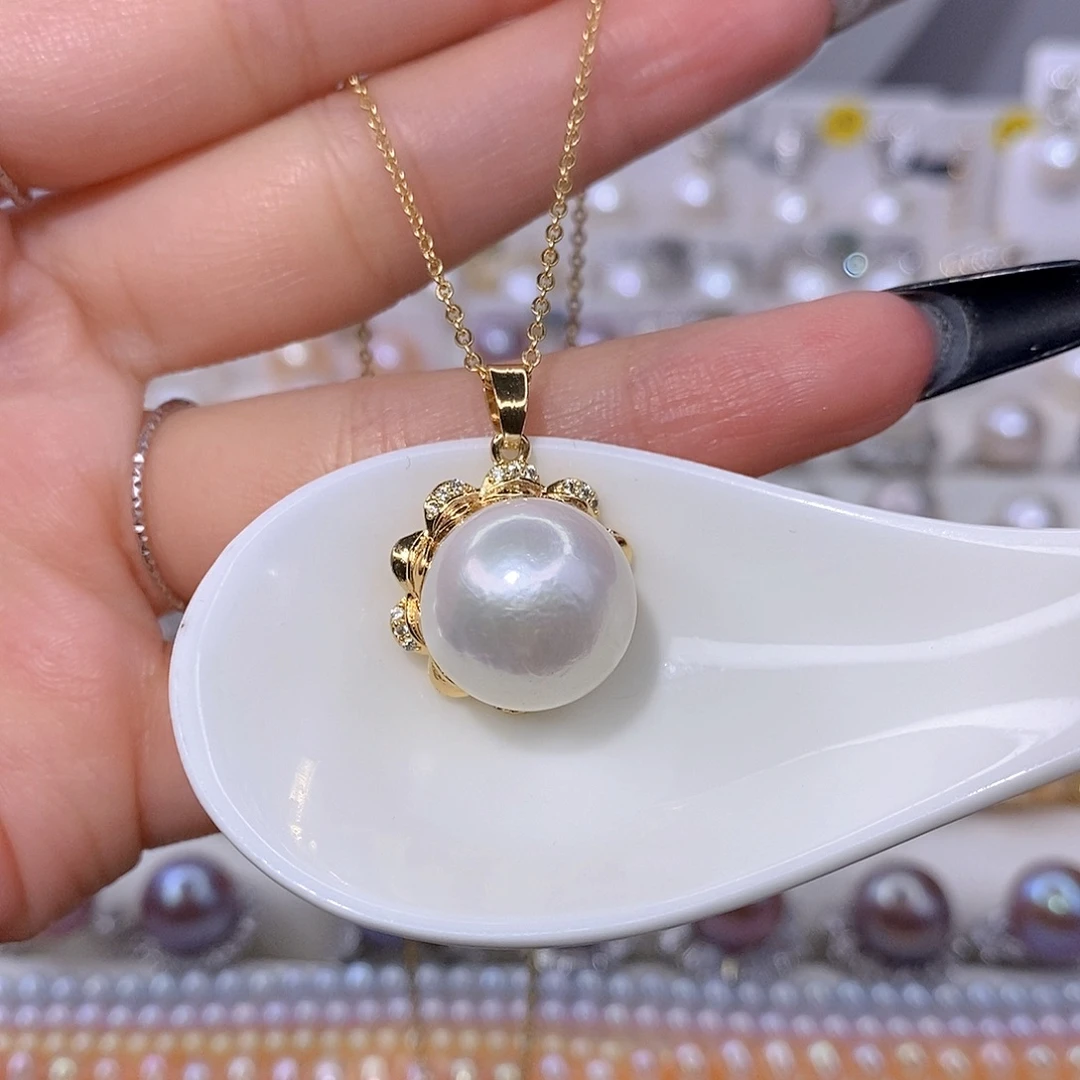 颈饰淡水珍珠合金F