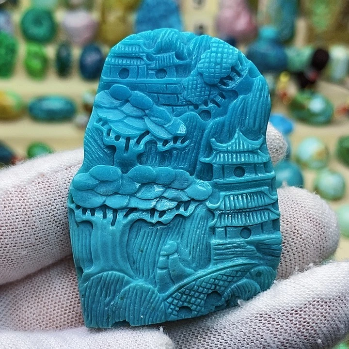 绿松石未镶嵌配饰