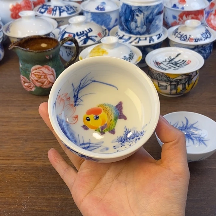 梅***醺瓷片景德镇陶瓷艺术