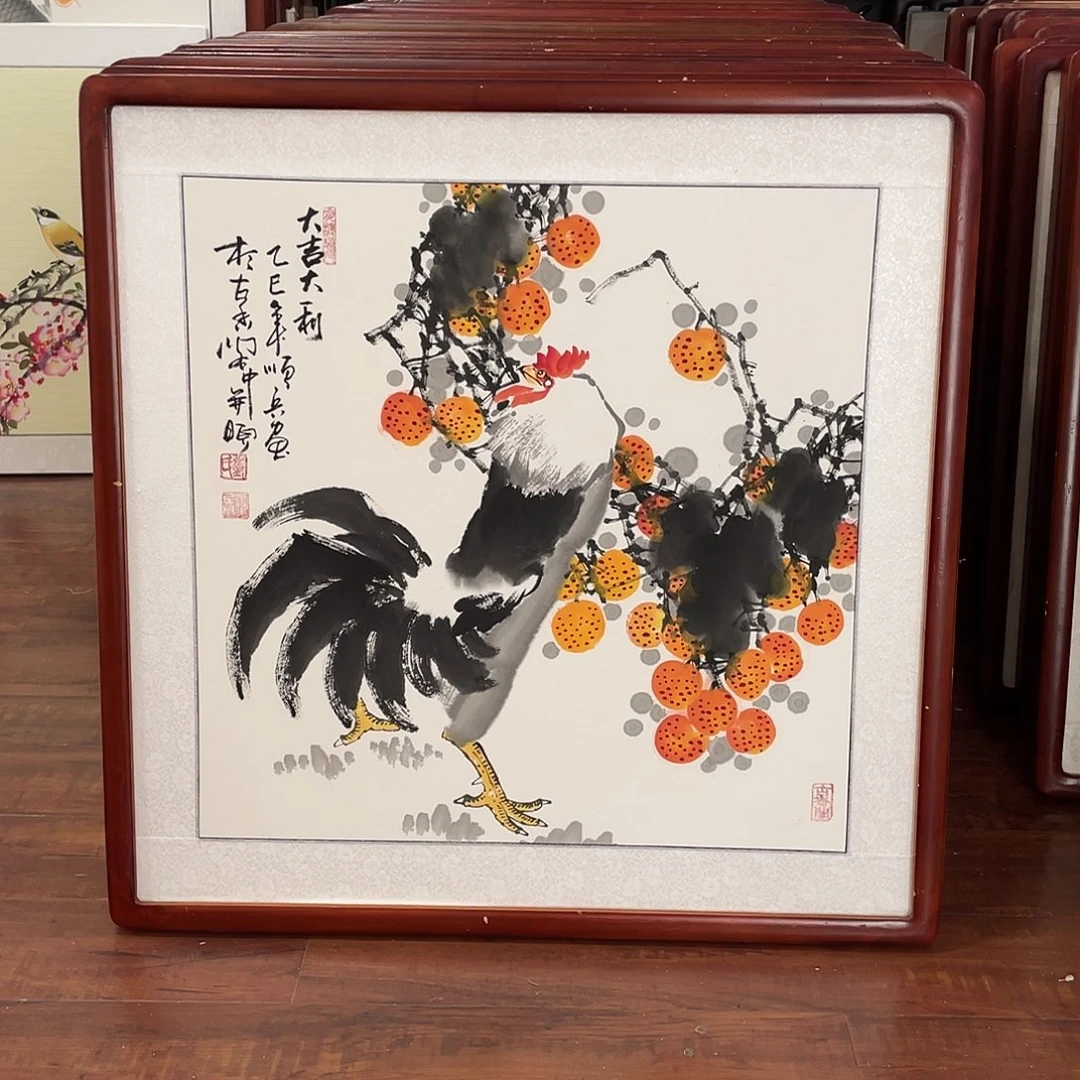 国画带框尺寸63*63厘米