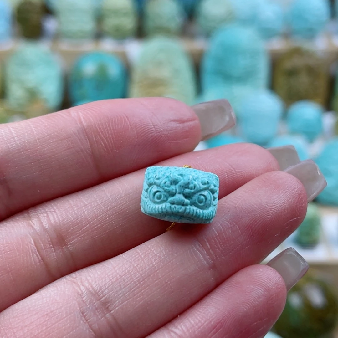 绿松石未镶嵌珠宝奇石13mm