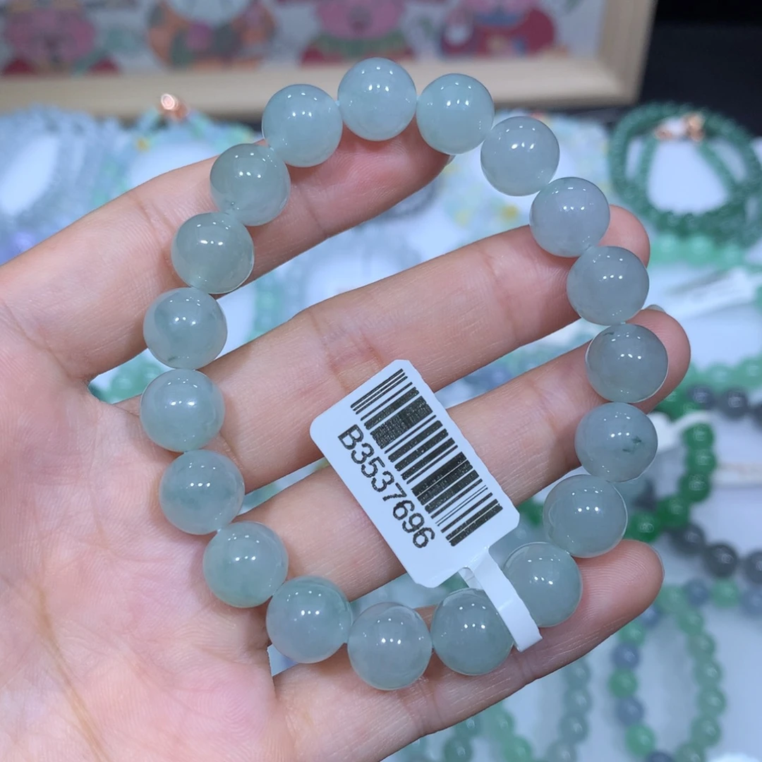 翡翠未镶嵌手链天然