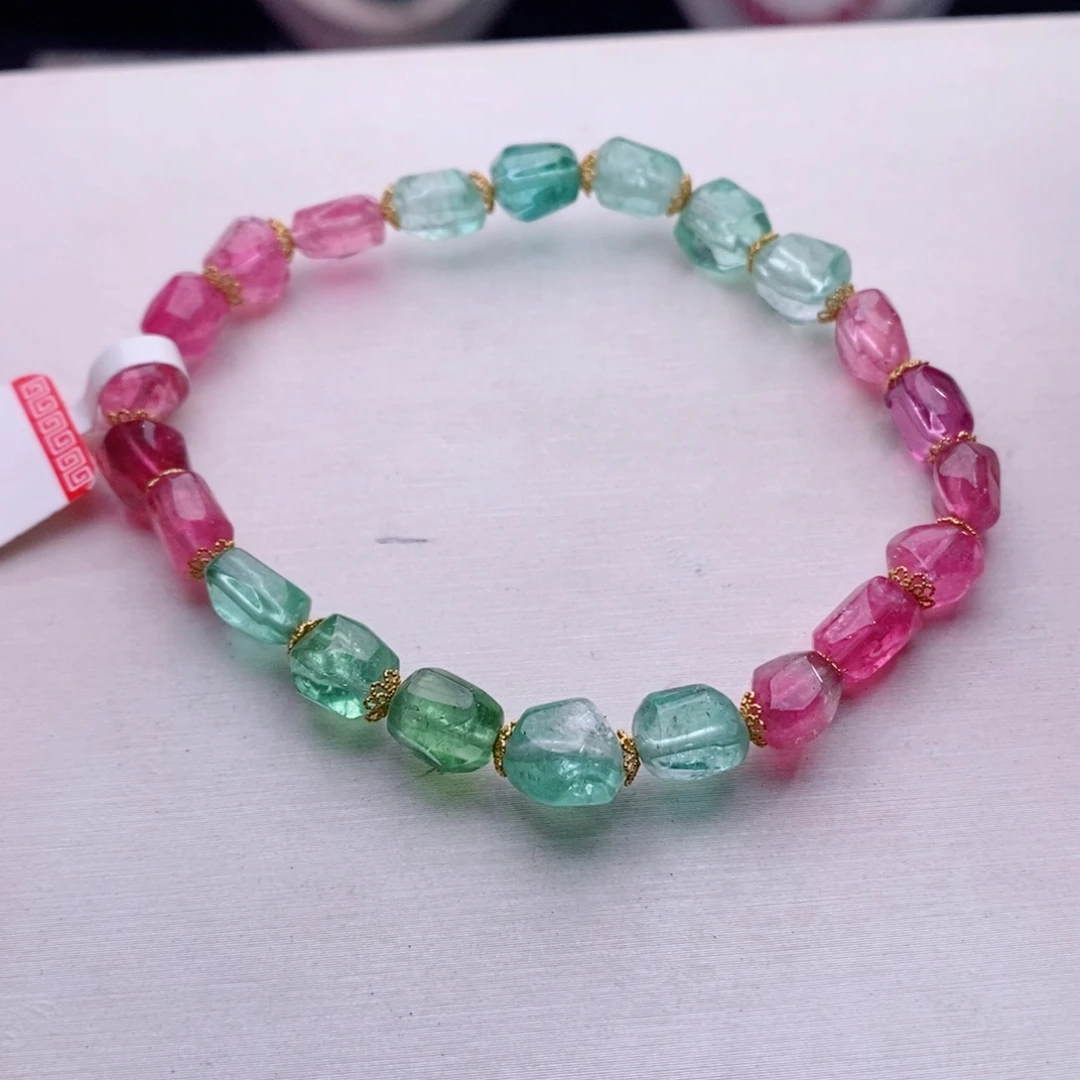 18K金镶嵌手链碧玺A手链