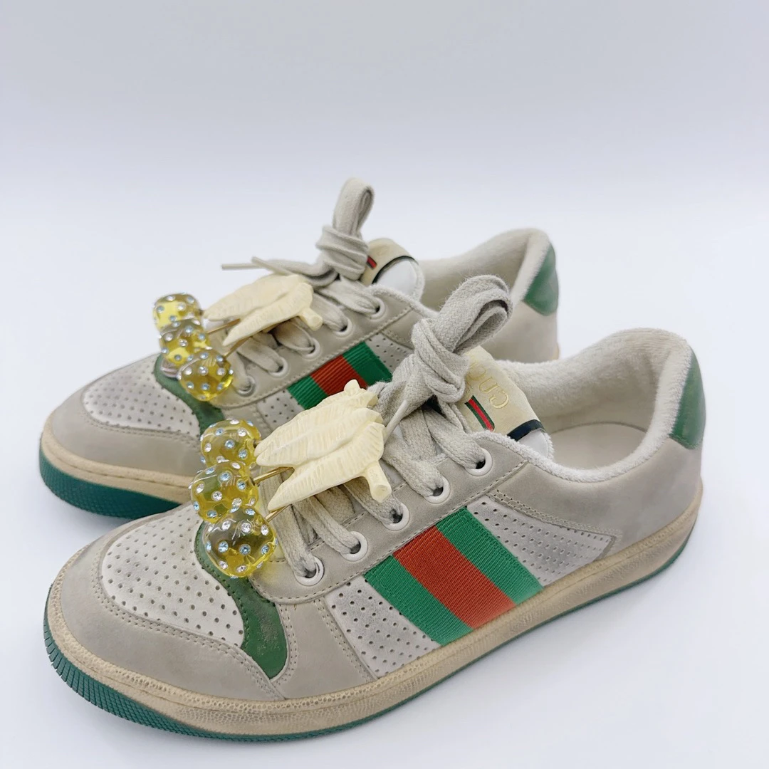 95新 GUCCI/古驰 37码/脏脏鞋/01853