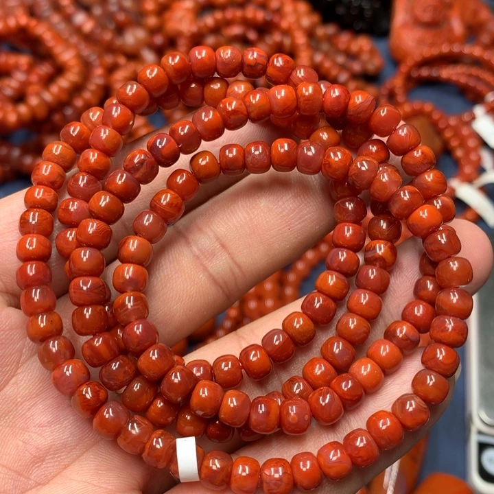 未镶嵌手串南红玛瑙6m m