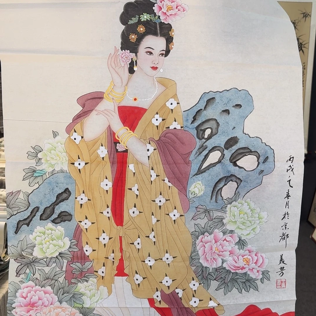 纯手绘国画作品好看