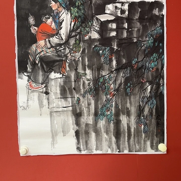 国画史老师国画手绘精品