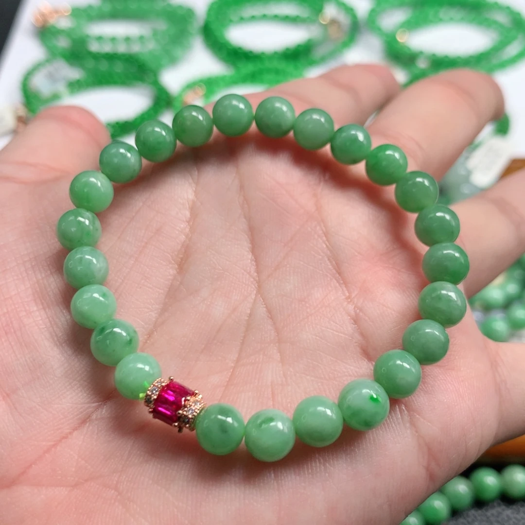 未镶嵌手链翡翠翡翠