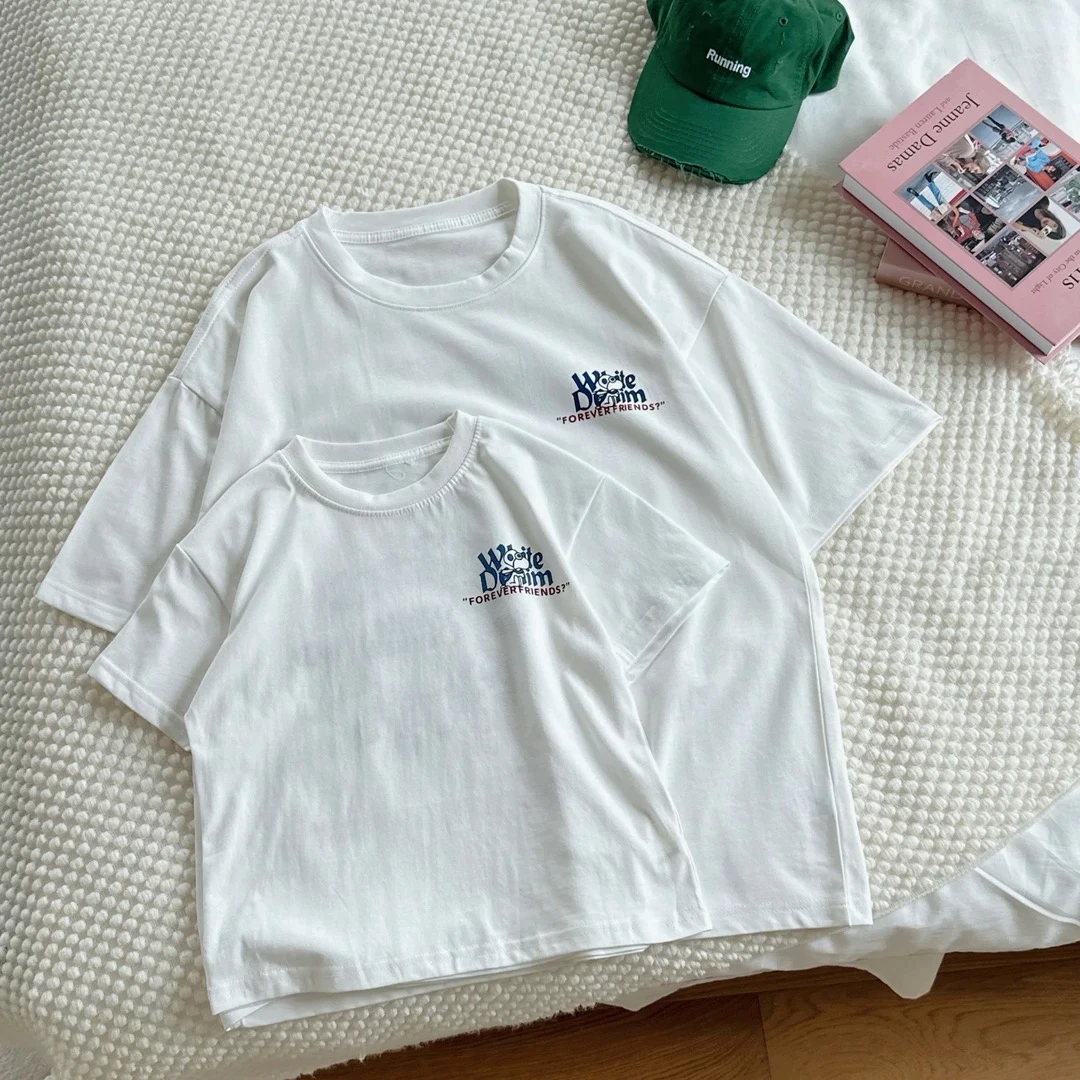 儿童2025夏季新款纯棉T恤男女童洋气中大童短袖上衣P1136