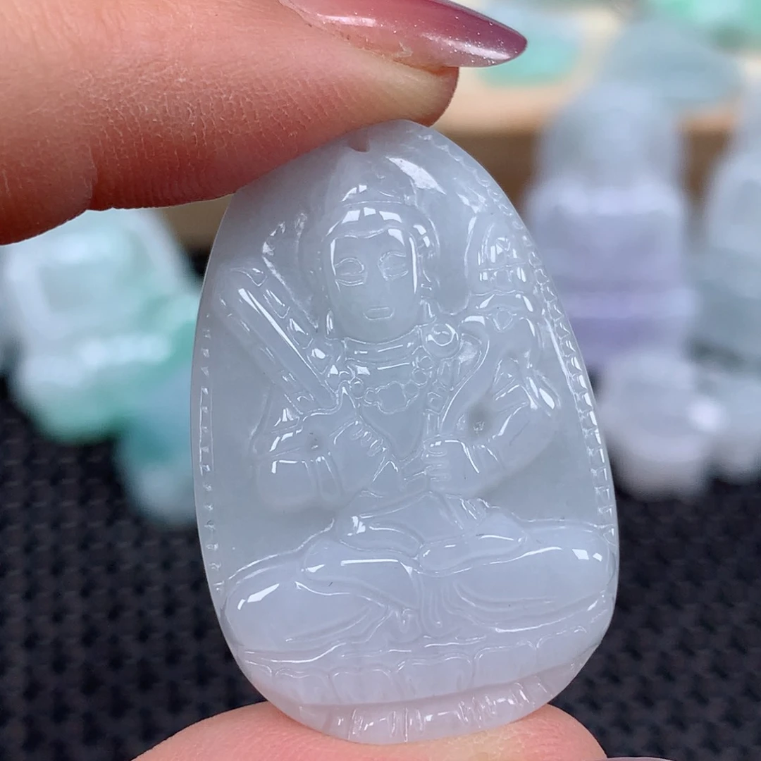 翡翠未镶嵌颈饰天然