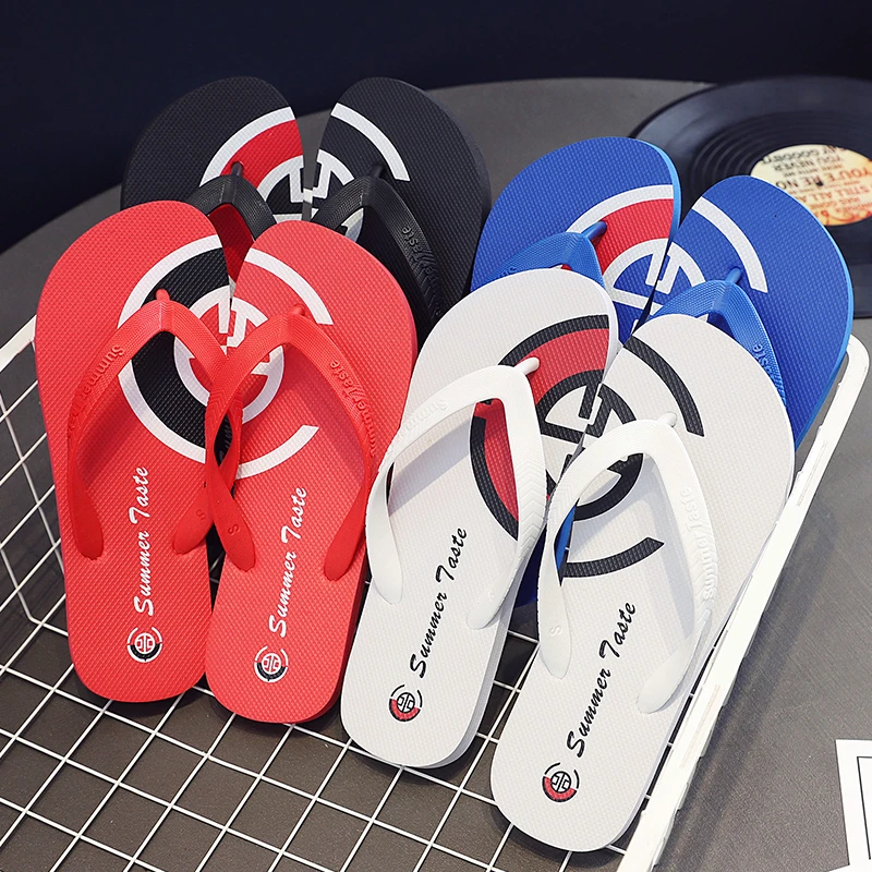 夏季人字拖个性室外沙滩潮流韩版防滑室外软底2025外穿凉拖鞋男士