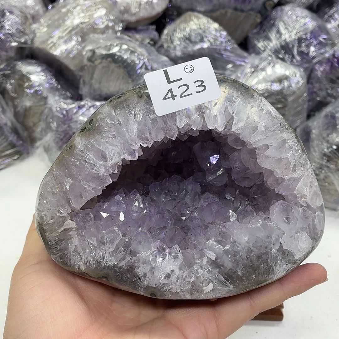 水晶摆件未镶嵌天然紫水晶