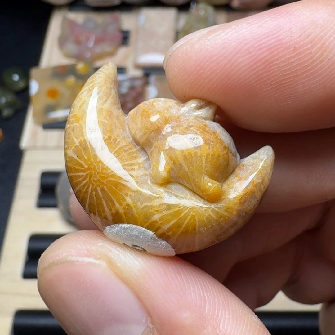 未镶嵌纯天然色有机玉石保真色硅化玉