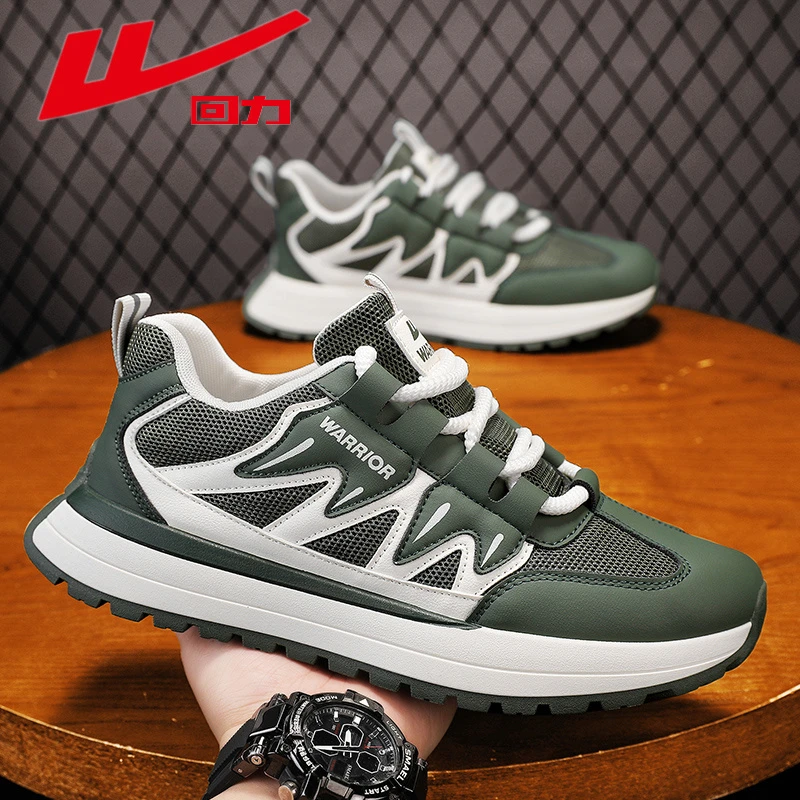 回力男鞋夏季透气厚底增高网面阿甘鞋男士爆款时尚百搭运动休闲鞋