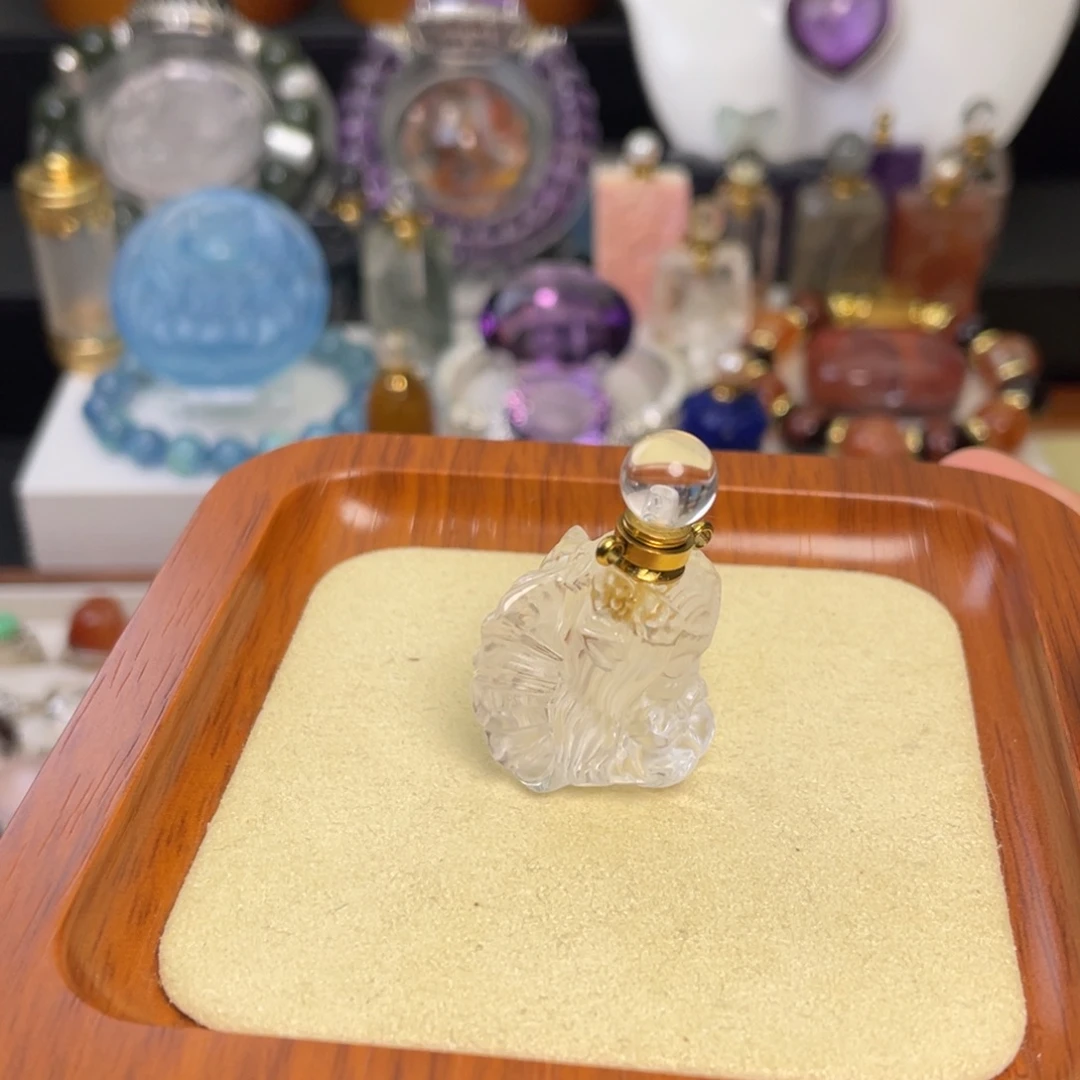 糖***糖未镶嵌水晶颈饰天然水晶吊坠382