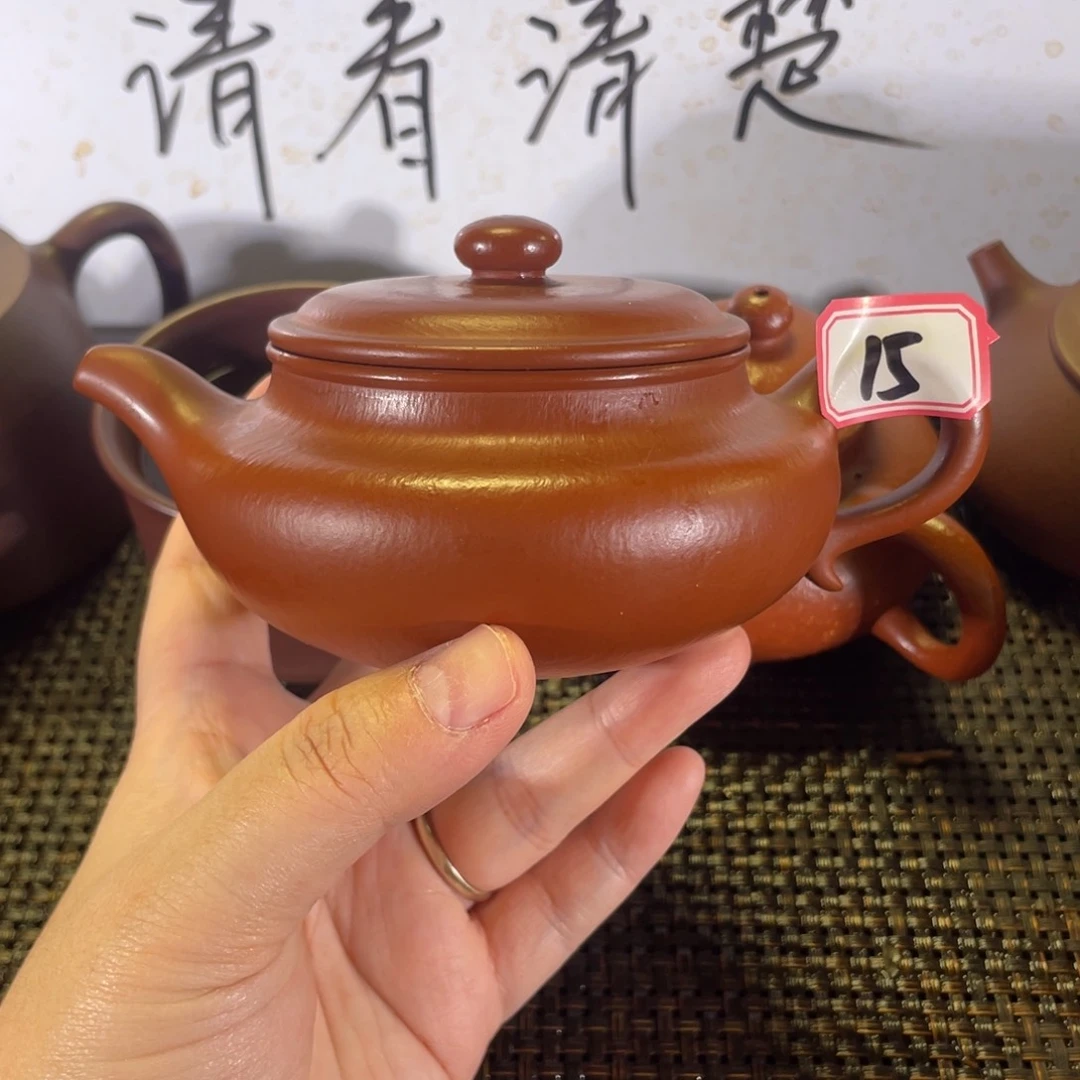 茶壶紫砂仿古微瑕全手