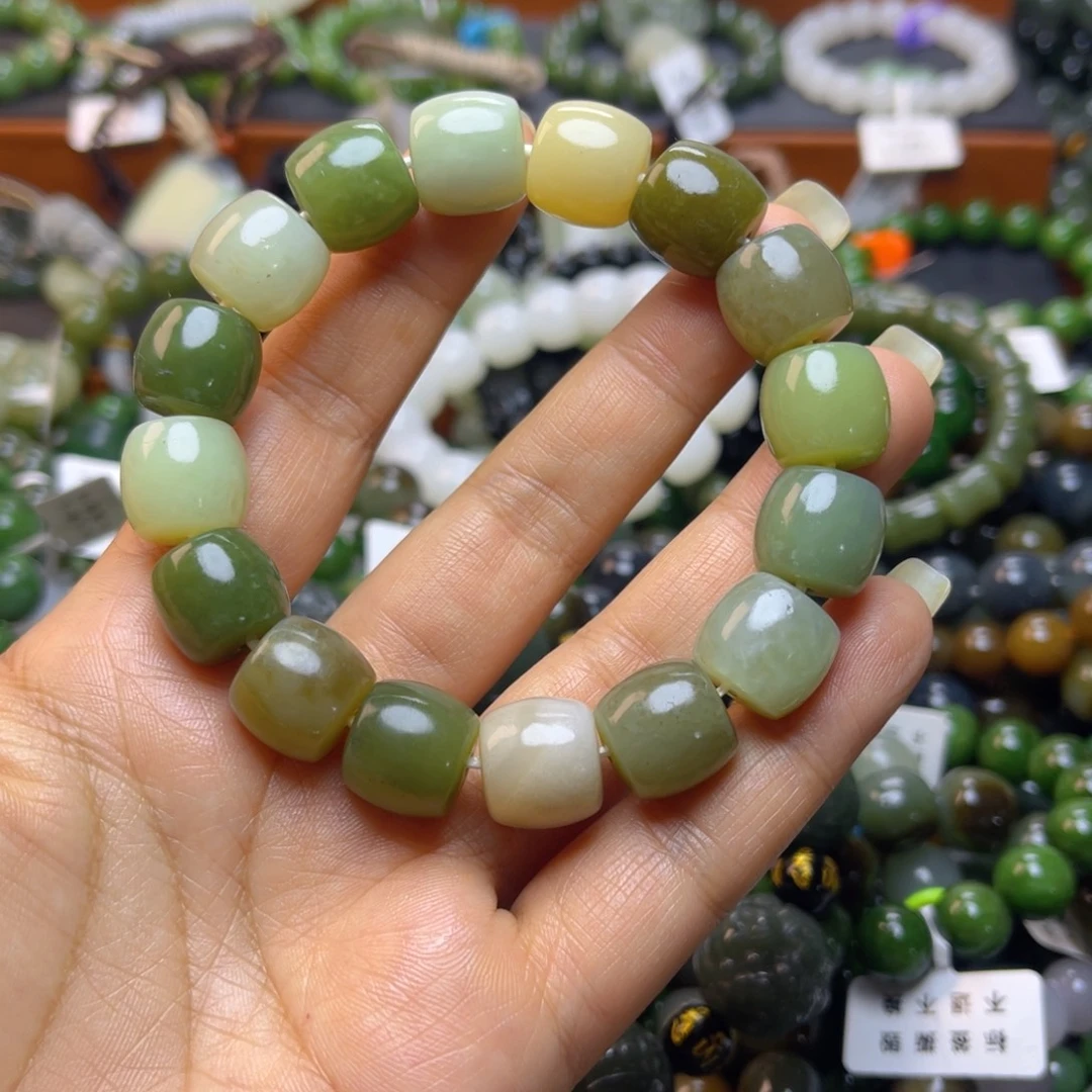 和田玉未镶嵌手链