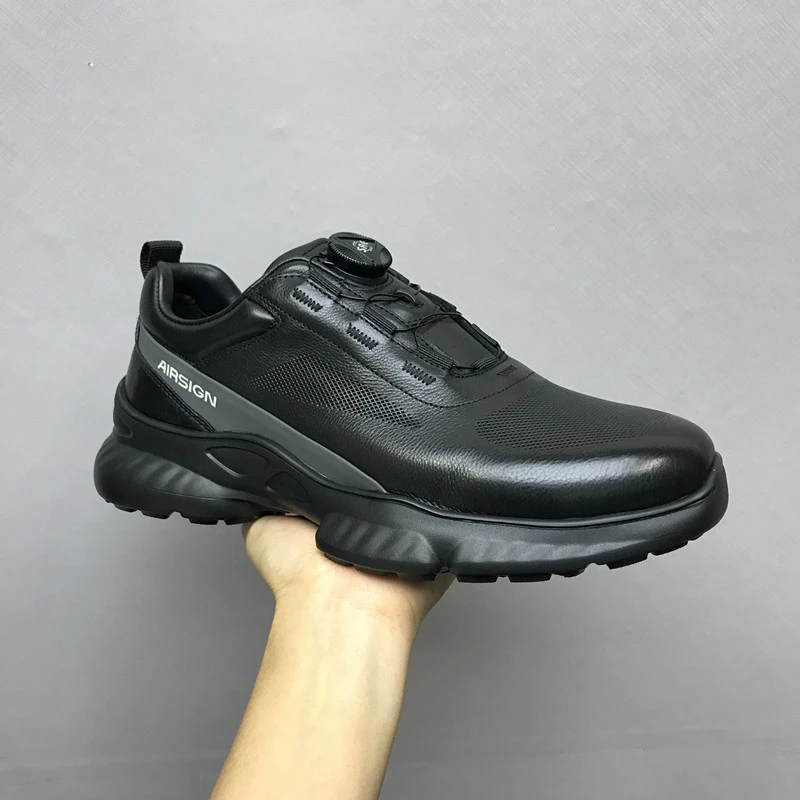 新款真皮男鞋百搭时尚休闲鞋高端轻便鞋子男款