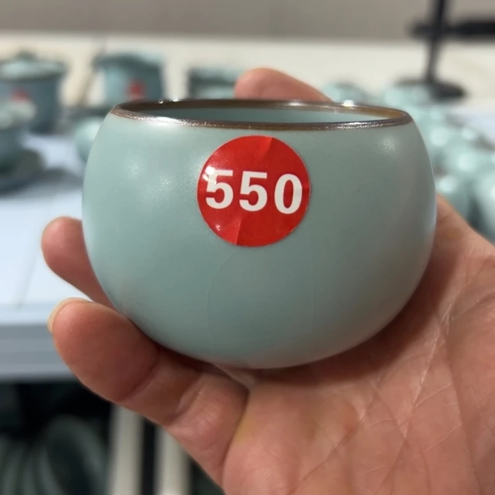 微瑕陶瓷茶壶茶杯家用