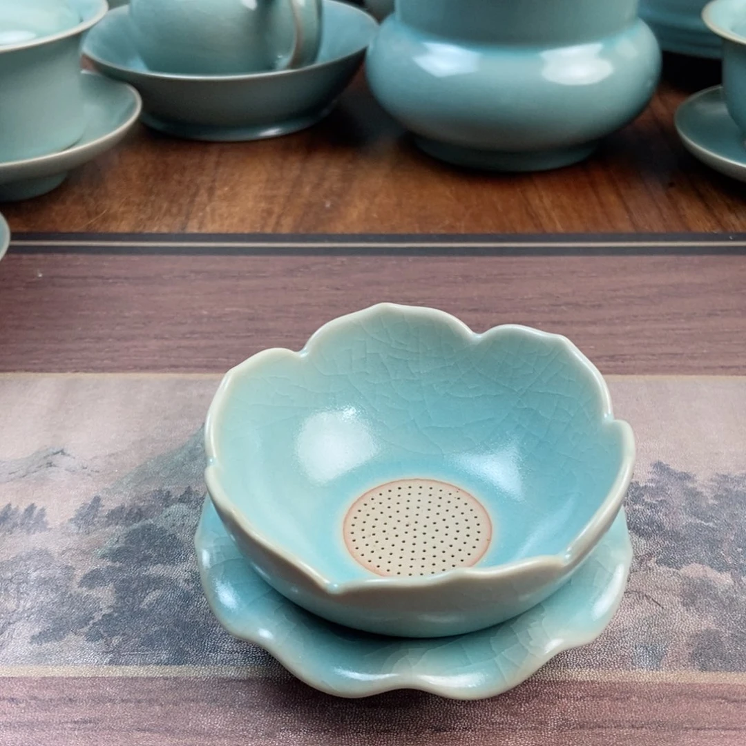 摆件原产地原矿汝瓷～茶器