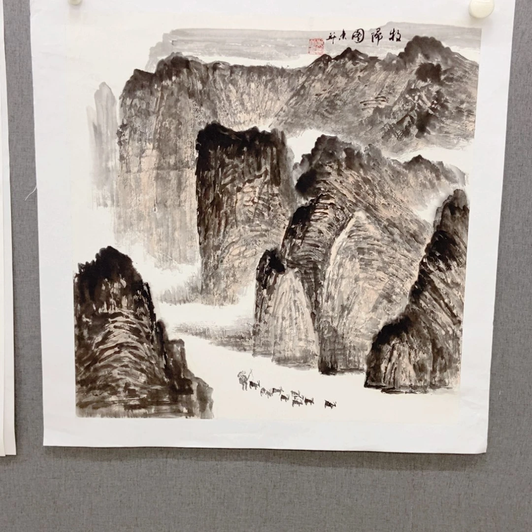 国画手写手绘作品200