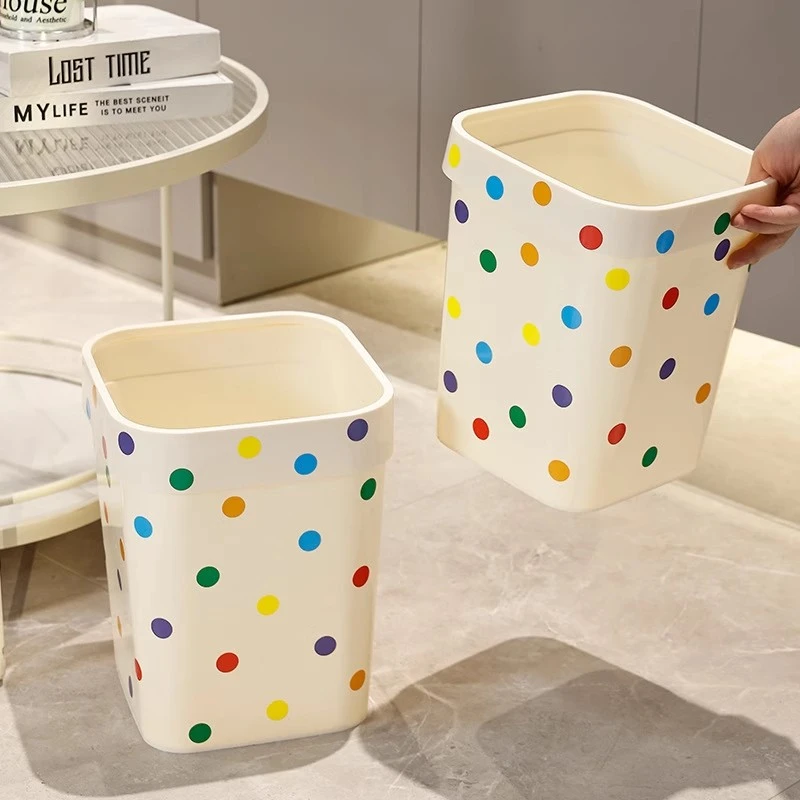 可爱卡通垃圾桶网红创意家用厕所客厅大容量收纳宿舍卧室纸篓