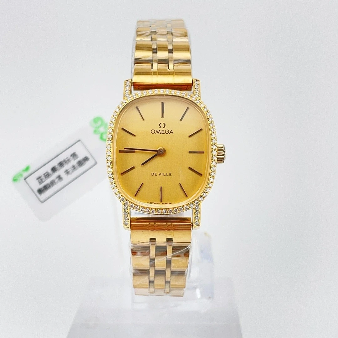 95新 Omega/欧米茄 手动机械表后钻21*24mm/公价32999/W12293