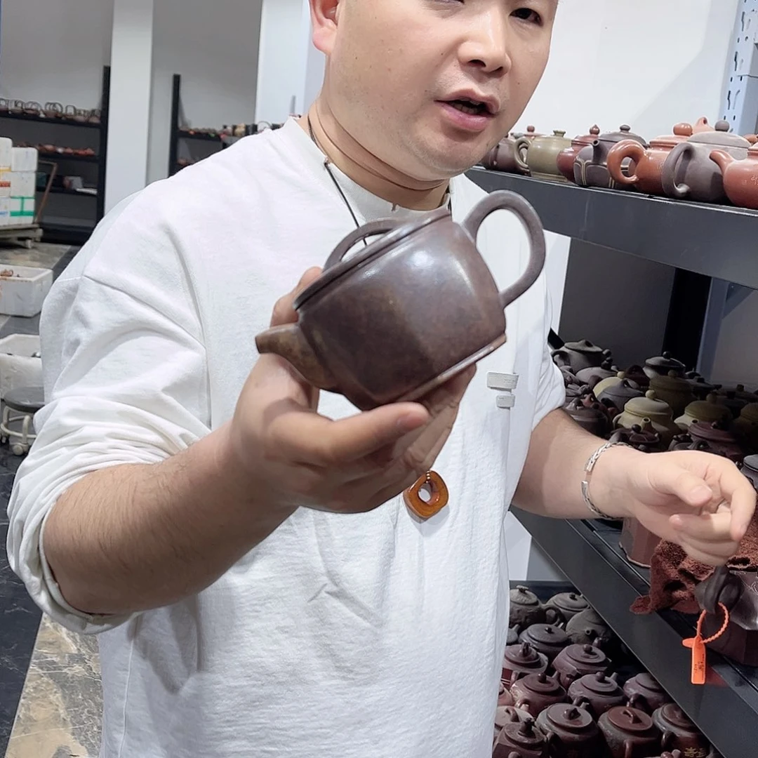 茶壶紫砂黑寡妇笑而不