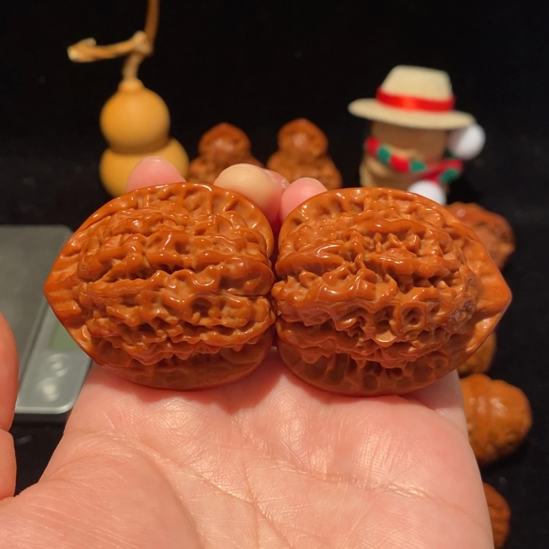 文玩核桃把件41尺官帽413