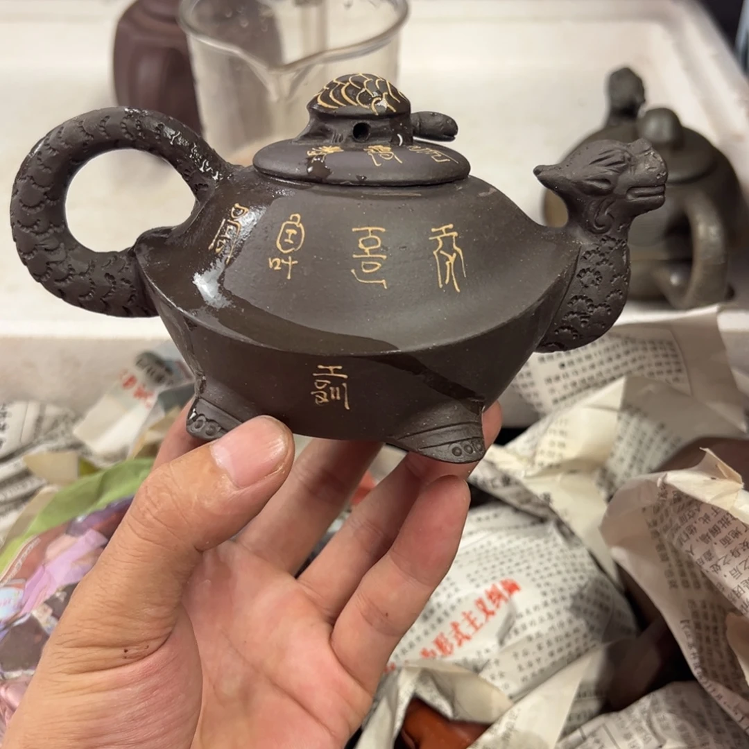 紫砂茶壶宜兴原矿紫砂壶240毫升容量