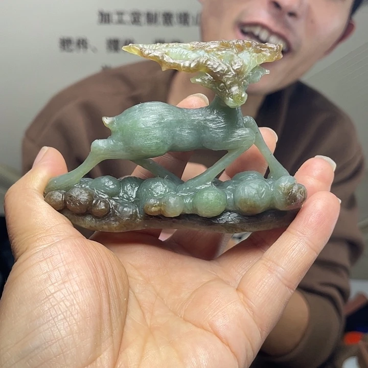 和田玉未镶嵌摆件