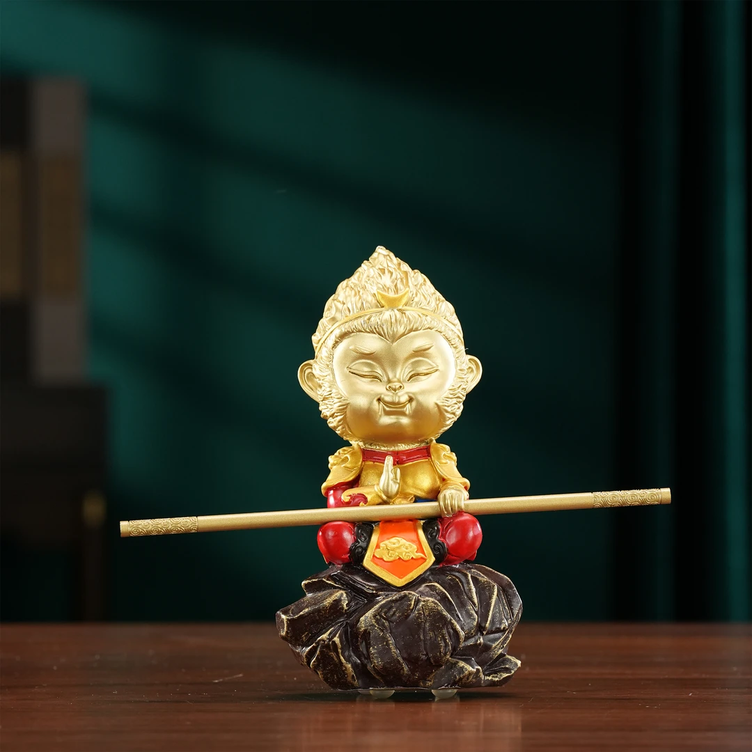 同欢福《孙悟空》铜猴子黄铜摆件创意家居客厅装饰工艺品齐天大圣