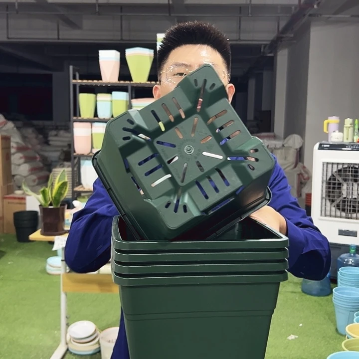 方盆口23高26军绿5只无托