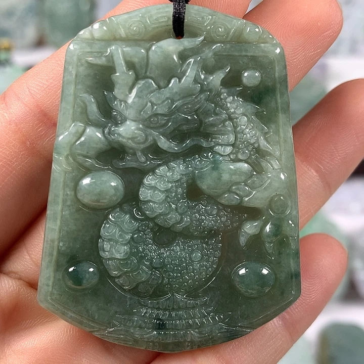 颈饰未镶嵌翡翠仿古龙行天下福利