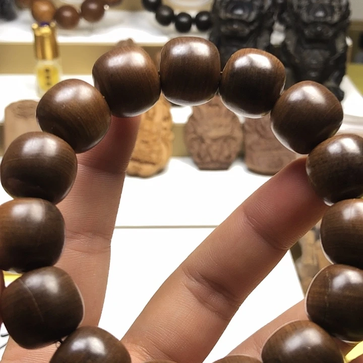 檀香木手串/手链老山檀香15*16微瑕