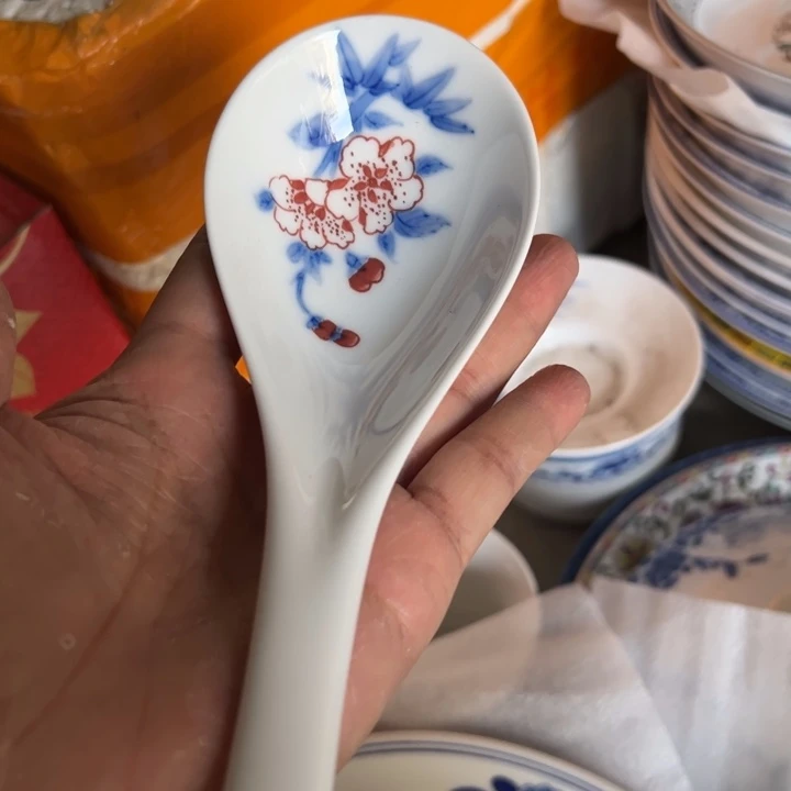 满天红手绘大汤勺